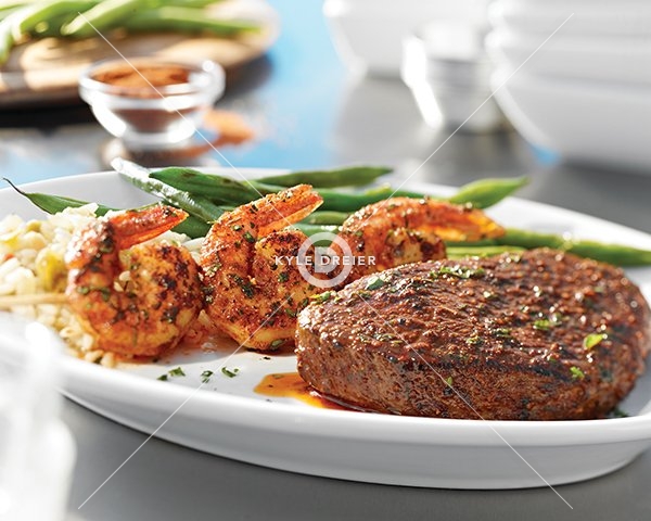 Sirloin and Shrimp