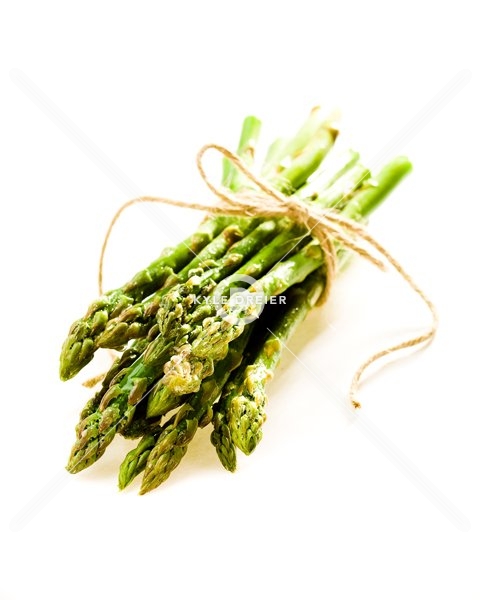 Asparagus on White