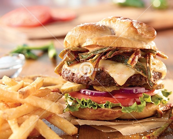 Jalapeno Pretzel Burger