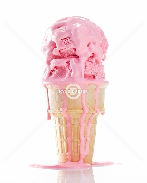 Melting Ice Cream Cone