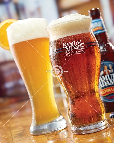 Blue Moon and Sam Adams Beers