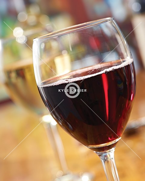 Red Wine on Bar