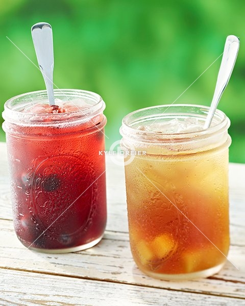 Blue Raspberry and Peach Tea