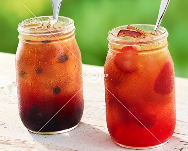 Blue Raspberry and Strawberry Tea