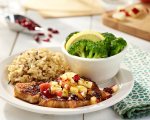 Porkchop with Fruit Topping