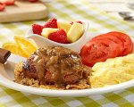 Breakfast Gravy Smothered Steak
