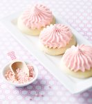 Strawberry Frosted Sugar Cookies
