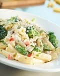 Chicken Broccoli and Parmesan Pasta