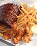 Chicken Tenders and Ribs