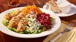 Chicken and Sweet Potato Curls Salad