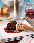 Brownie Ice Cream Cone