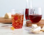 Cocktail with Wine and Cheese