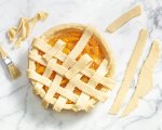 Lattice Peach Pie