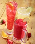Strawberry Hard Lemonade, Daiquiri, and Margarita