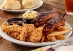 Rib and Chicken Sampler