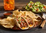 Salad and Brisket Taco Combo