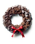 Chocolate Christmas Wreath