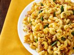 Chorizo Hash Mac and Cheese