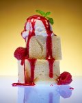 Hot Raspberry Vanilla Cake