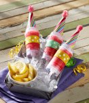 Frozen Lemonade Push-Up Pops