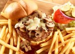Mushroom Swiss Burger