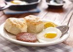 Egg Sausage and Biscuits