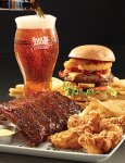 Burger and Ribs