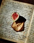 Pear on Book