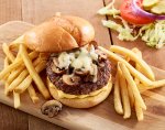 Mushroom Swiss Burger