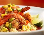 Jerk Shrimp on Rice