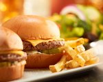 Cheeseburger Sliders with Fries