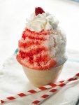 Strawberry Cream Snowcone