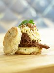 Pulled Pork BBQ Biscuit