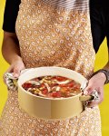 Woman Holding Soup