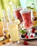 Strawberry Daiquiri with Margarita and Beer