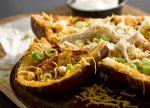 Pulled Pork Loaded Potato Skins