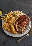 Ribs and Buttermilk Fried Chicken