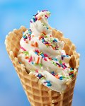 Waffle Cone with Soft Serve
