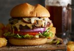 Mushroom Swiss Burger