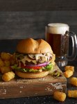 Mushroom Swiss Burger