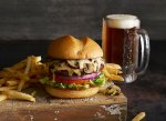 Mushroom Swiss Burger