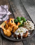 Asiago Sirloin and Crispy Shrimp