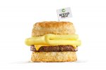 Beyond Meat Sausage Egg and Cheese Biscuit