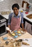 Woman Baking Cookies