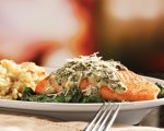 Parmesan & Wilted Spinach Salmon 
