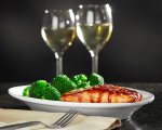 Glazed Salmon Entree