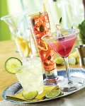 Cocktails on Tray