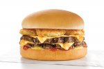 Fried Pickle Double Burger