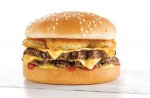 Fried Pickle Double Burger
