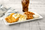 Cornbread Chicken and Waffles